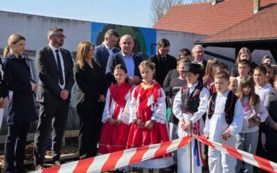 Početak izgradnje školske sportske dvorane u Ilači