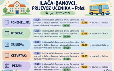 Novi raspored prijevoza učenika